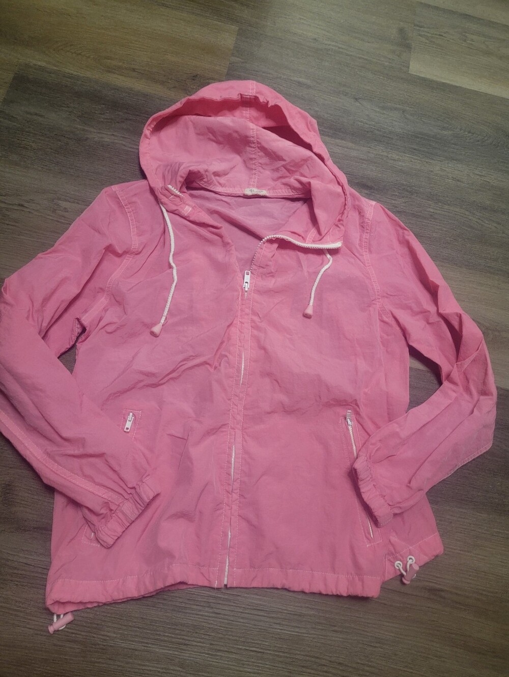 Pink Brandy Melville windbreaker jacket